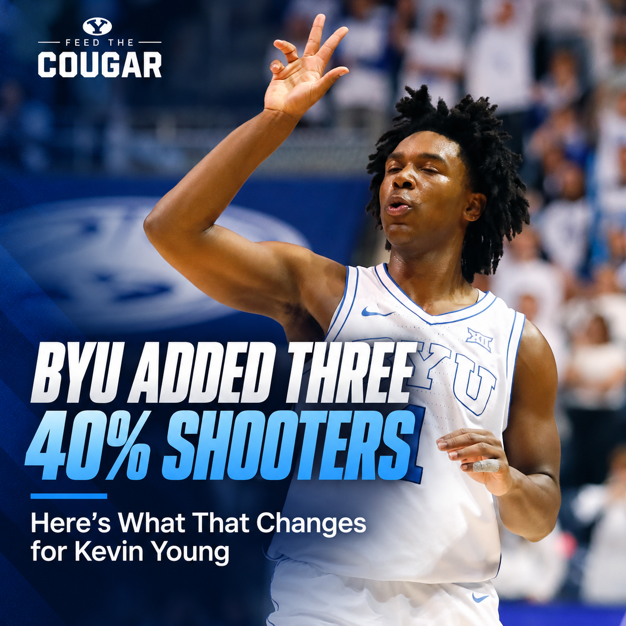 BYU Basketball Shooting Rob Wright III