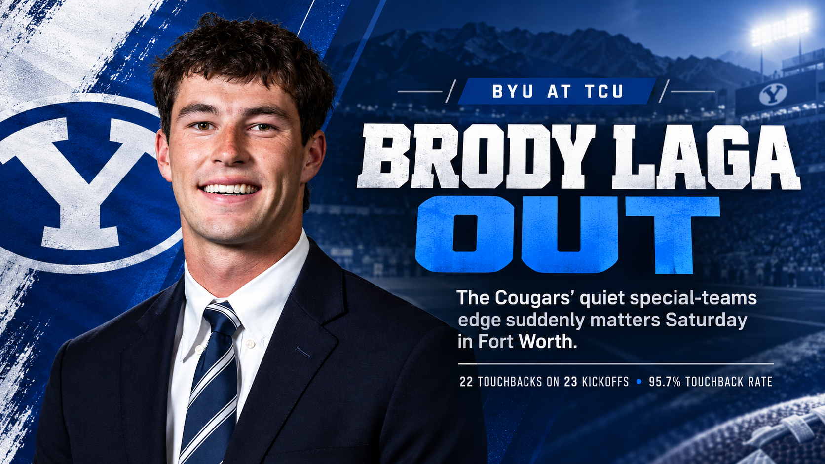 Brody Laga key to special teams advantage