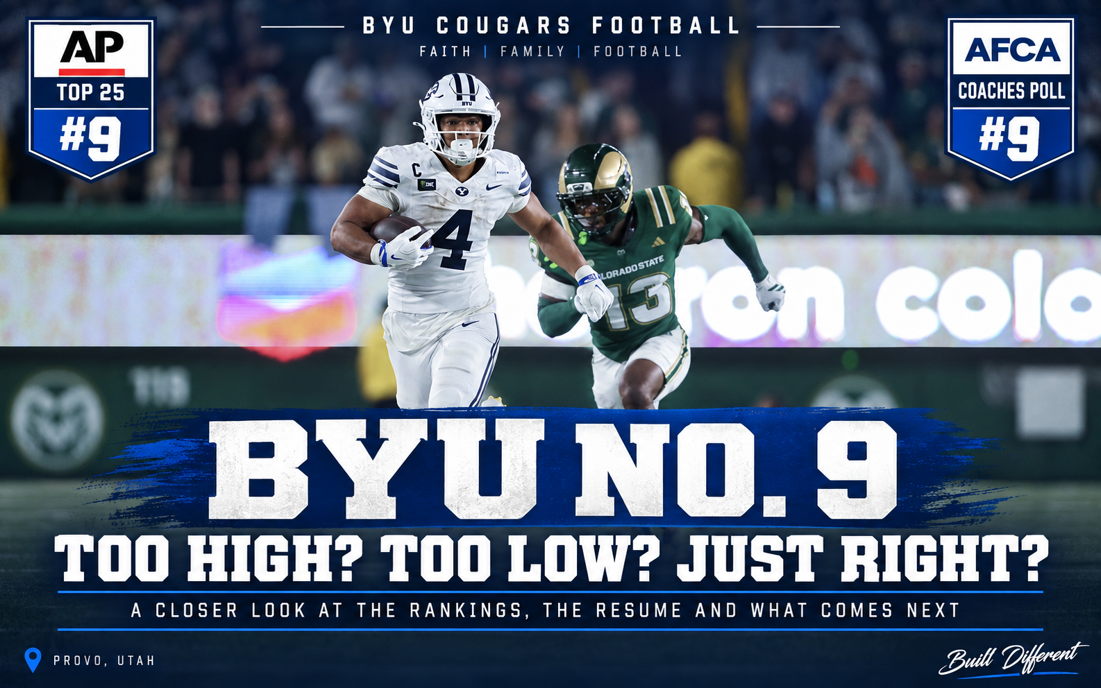 BYU ranked #9 in the country